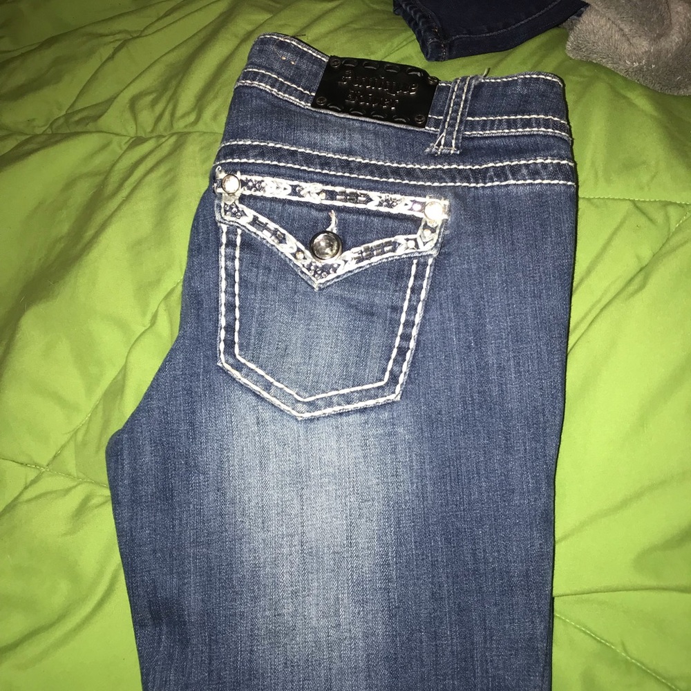 Antique Rivet Jeans - Picture 2 of 3
